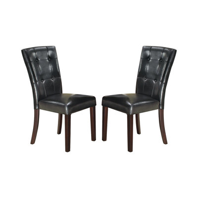 Chaise de salle à manger rembourrée (ensemble de 2)