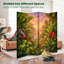 Paravent 4 panneaux pliant Royal Rainforest Jungle Botanical Vibrant Green-131517839-131517838