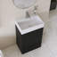 Meuble-lavabo simple autoportant de 20 po avec plateau en céramique intégré-1519475271