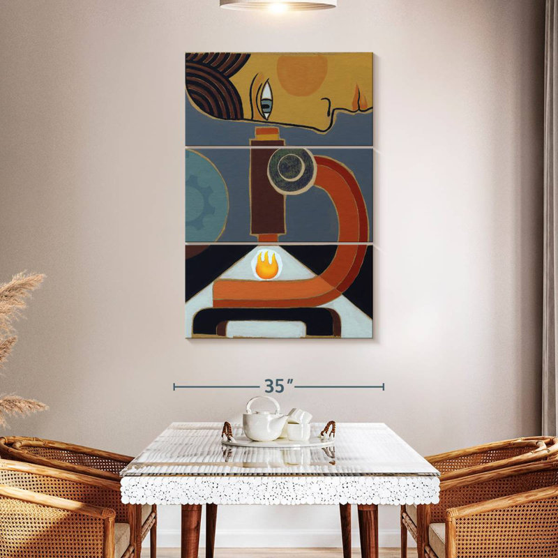 Keiri Scientist, 57" H x 36" W