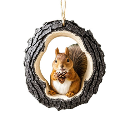 Animaux, décorations de Noël pour animaux, décorations en acrylique, animaux de la forêt, décorations de Noël, cadeaux de souvenirs