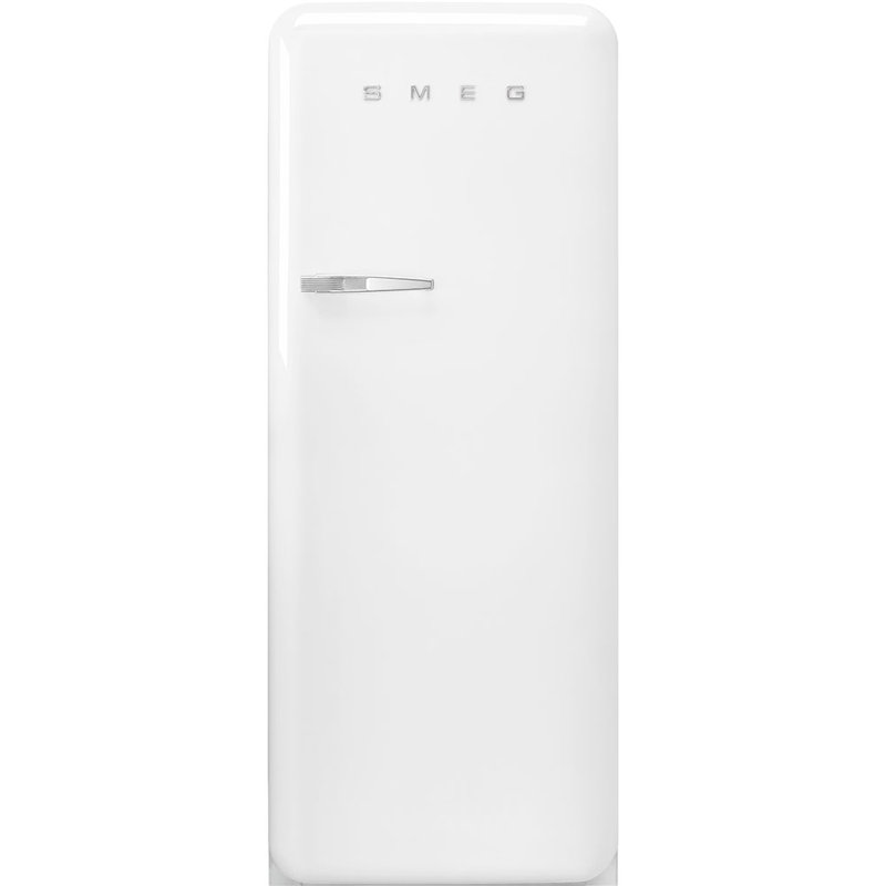 SMEG 50s Style 24'' Top Freezer 9.92 cu. ft. Refrigerator, White, Right