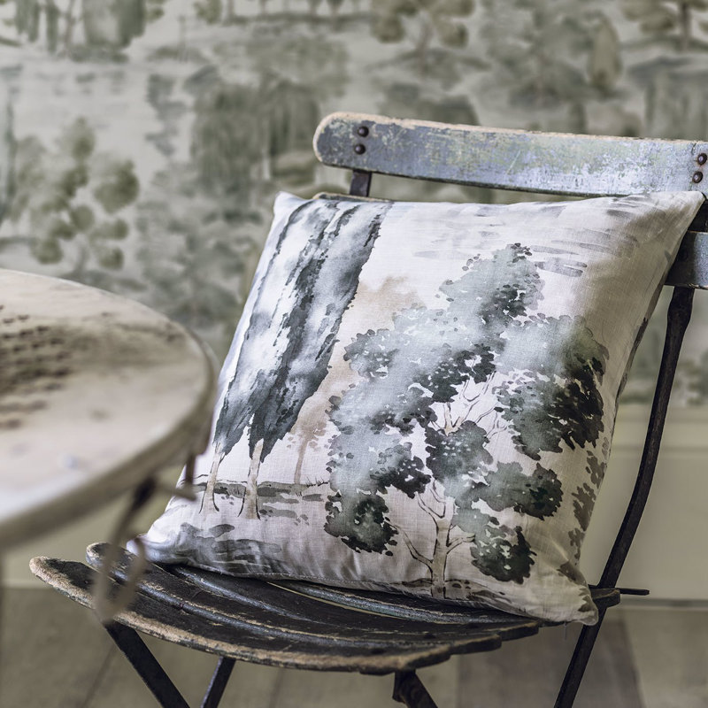 Waterperry Fabric, Charcoal