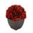 Synthetic Fabric Burgundy Hydrangea Arrangement in Planter-1148570087-1079741319