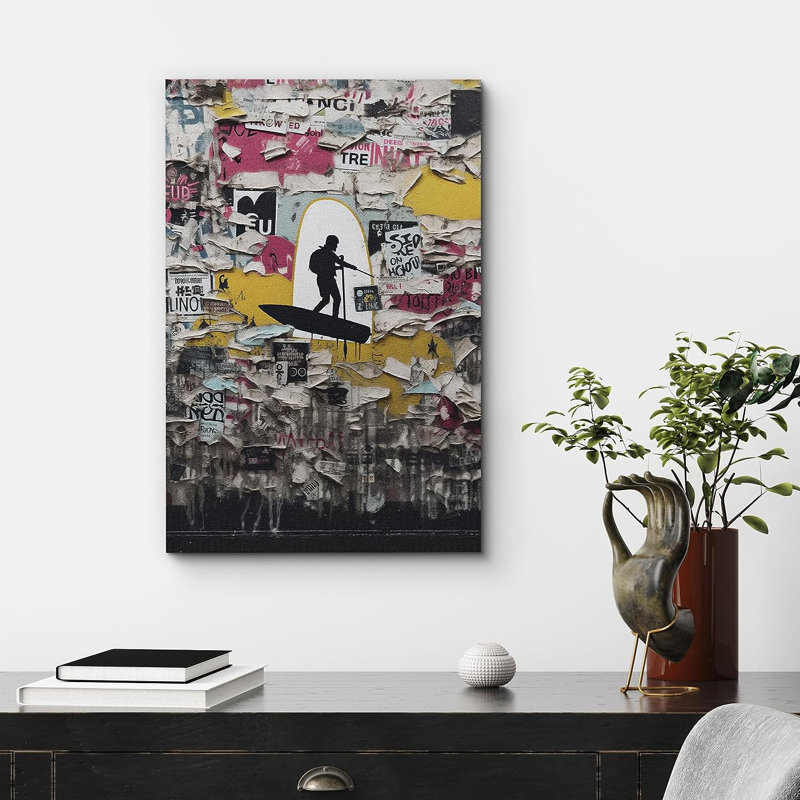 Rockstar concert, impression sur toile, H 18 po x l 12 po x P 1,5 po, Toile tendue