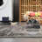 Traditional Area Rugs-Soft Vintage Printed Foldable Thin Non-Shedding Oriental Indoor Carpet Easy Clean Bedroom Living Room Green-478894503