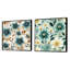 Brooklet - Ensemble de 2 collages carrés floraux-101856263-101856262