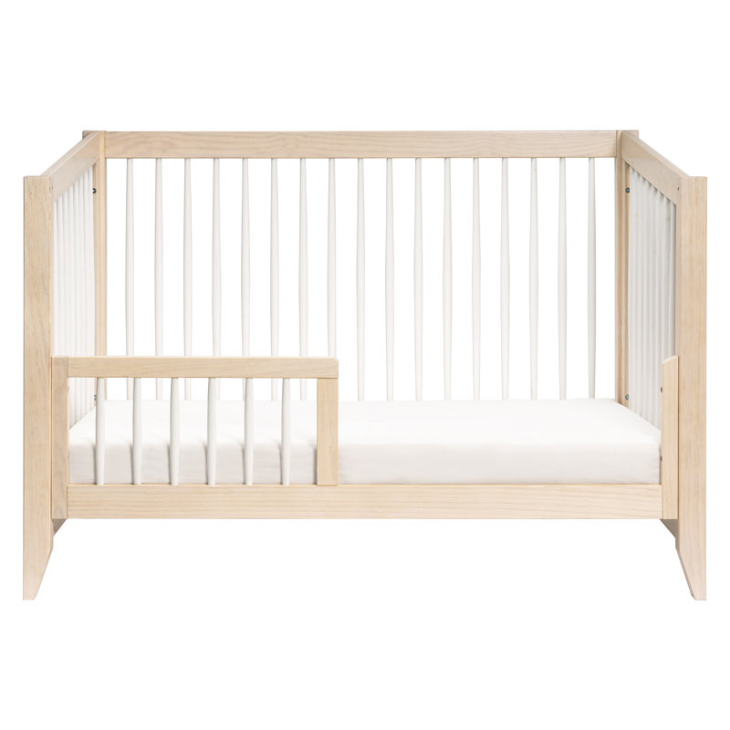 Sprout 4-in-1 Convertible Crib, Washed Natural/White