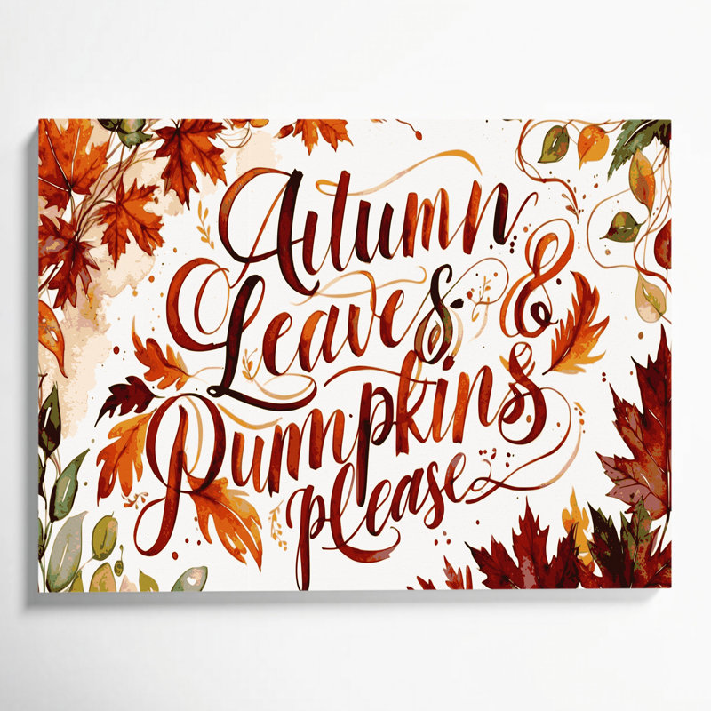 Art mural sur toile gris, "Thanksgiving", H 8 po x l 10 po