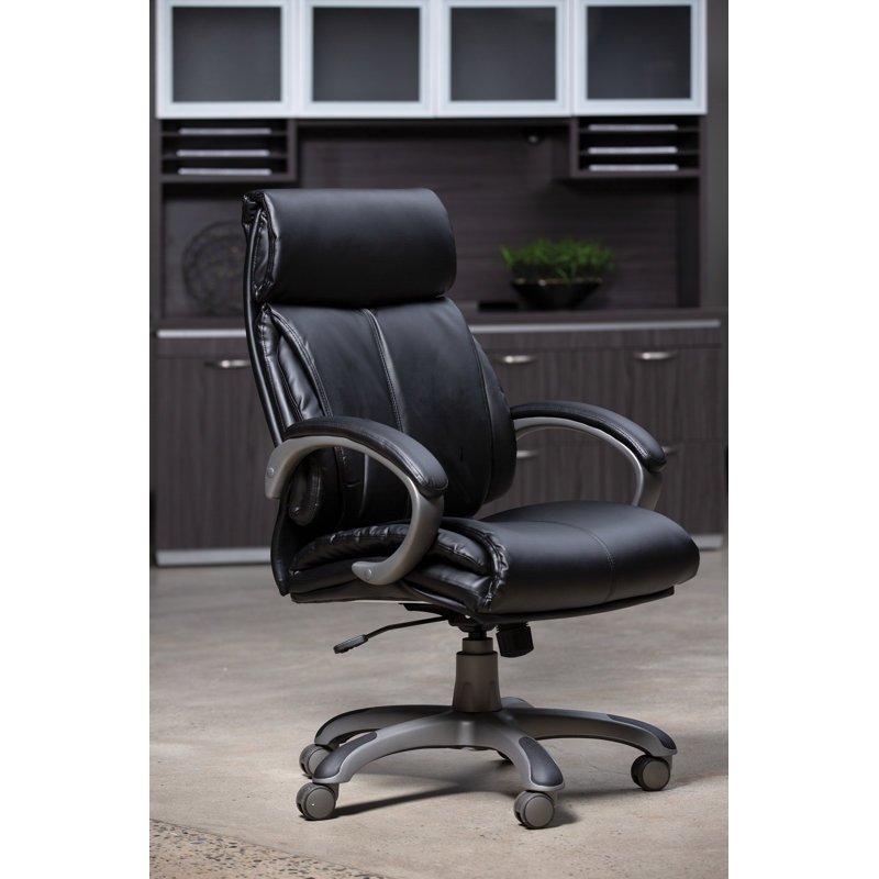 Fauteuil de direction Hathcock, Noir, Titane