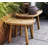 Royal Square Teak Outdoor Side Table , 17.2'' in. W 17.2'' in. D