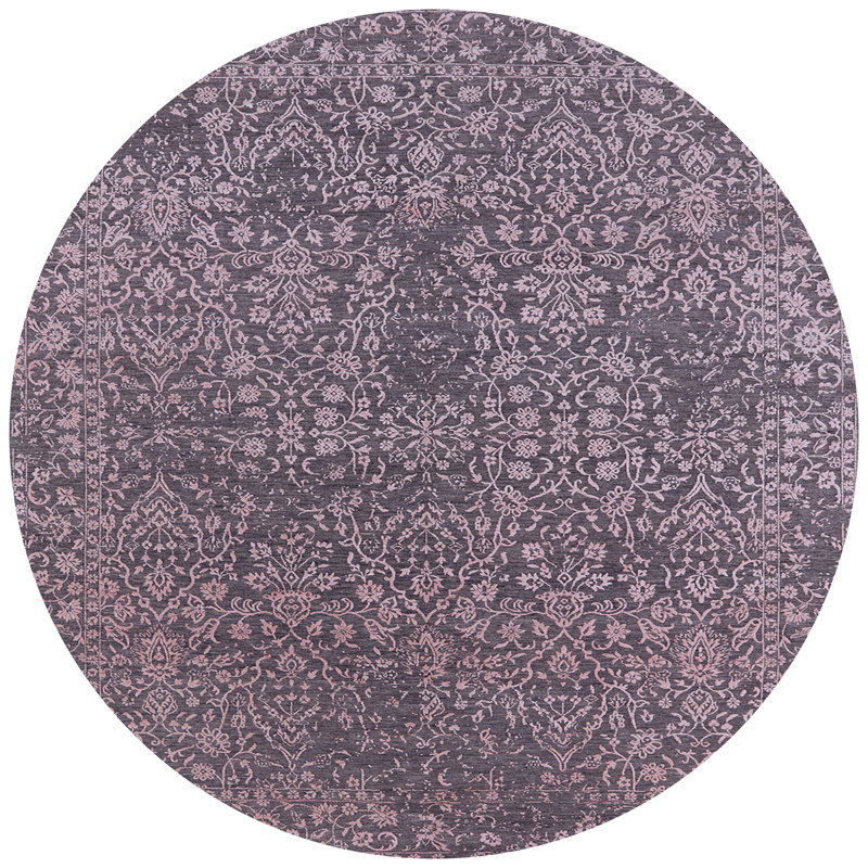Tapis oriental mauve Greigsville, Rond 8 pi