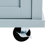 Blue Kitchen Cart With Adjustable Storage & Drop, 5 Wheels, Island 3 Drawers For Functional Living Space-1897282129