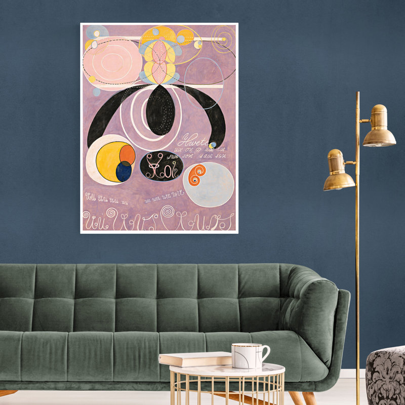 The Ten Largest No.6 by Hilma AF Klint - Wrapped Canvas Print, 31cm H x 21cm W x 4cm D
