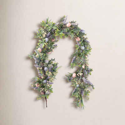 72"L Easter Egg & Lavender Garland