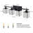 Bathroom Vanity Light With Glass Crystal Shade-909533500