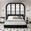 Base de lit grand, lit plateforme en chenille, noir-766024024-766024027