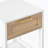 Stylish Rattan End Table With Drawer, Modern Nightstand And Side Table For Versatile Use In Living Room And Bedroom-1985456360