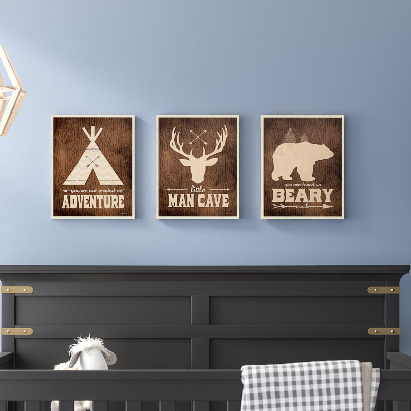 Leite Animals 3 - Piece Framed Art