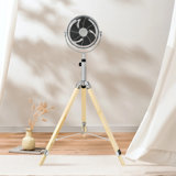 Adjustable-Height 52 In. Tripod Pedestal Fan, 3 Speed Adjustment, Multiple Wide Angle Standing Fan