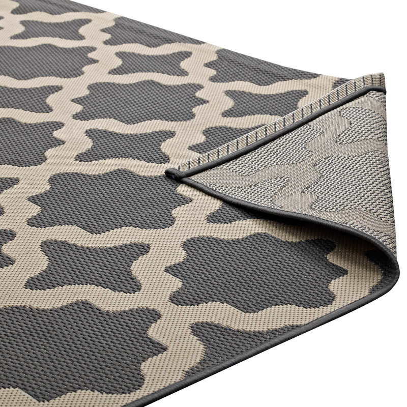 Modway Cerelia Moroccan Trellis Indoor and Outdoor Area Rug, Rectangle 8' x 10'