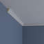 Moulure à panneau d'acanthe H 1 3/8 po x P 7/8 po x L 94 1/2 po