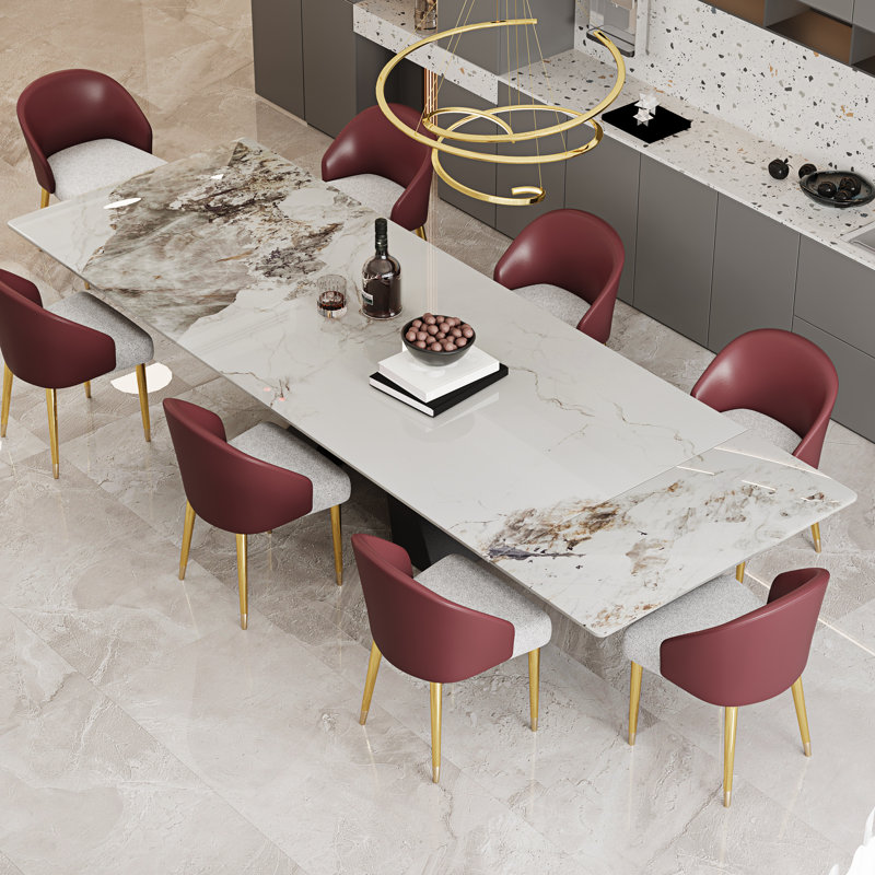 Table de salle à manger Joceline, Chanel White