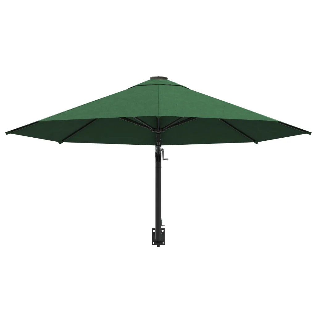 Arlmont & Co. Wall Mounted Outdoor Umbrella Parasol Patio Sunshade