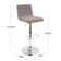 Vasari Swivel Upholstered Adjustable Height Counter Stool