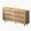 Commode double 6 tiroirs Eskil-79992483-84638356