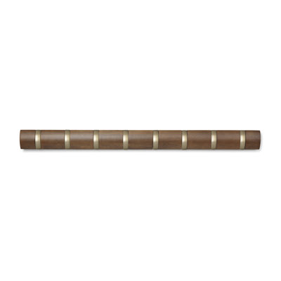 8-Hook Solid Wood Coat Rack