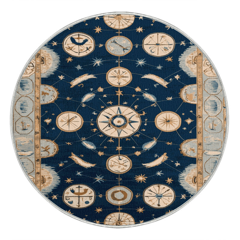  Tapis côtier lavable Zodiac Plus, Rond 6 pi