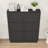 Modern Slim Shoe Cabinet with 6 Adjustable Flip Drawers and Hooks  for Entryway-678976008