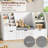 55.1" W x 31.5"H 3-IN-ONE Kids Bookcase with 3 Drawers, Soft Cushion, 4-Layer Bookshelf, Reading Nook-836404292