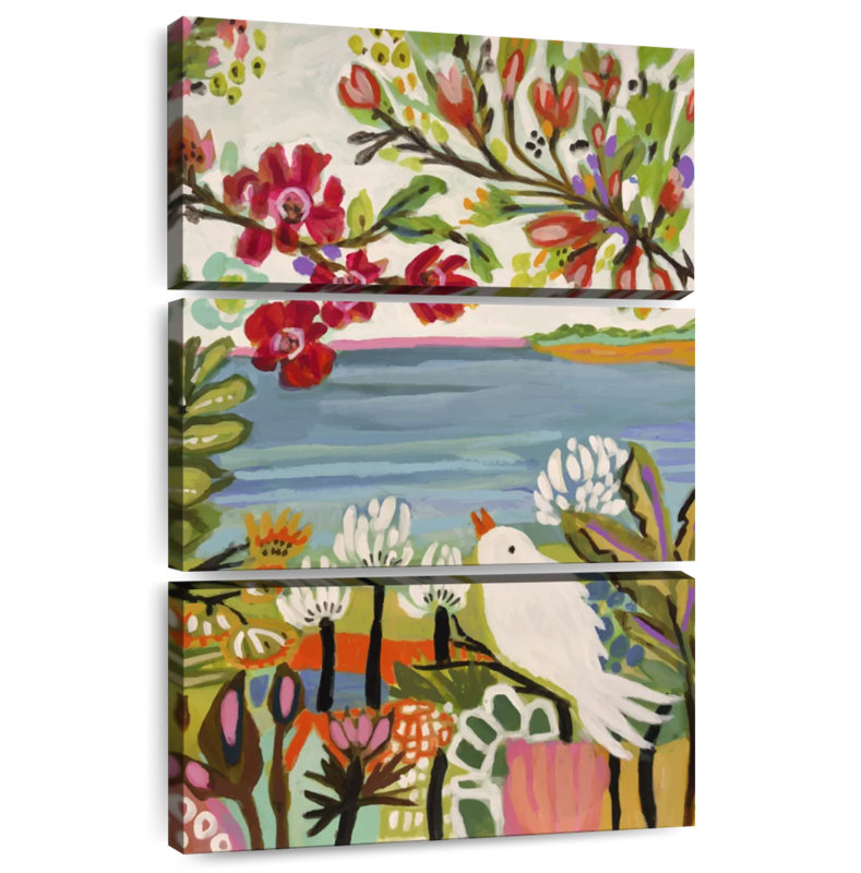 Brampt Birds In The Garden II, 32" H x 20" W