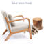 Chaise avec accoudoirs de lecture rembourrée Comfy-556028735