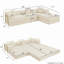 Canapé modulaire 108 po avec méridienne en L 108 po-1139643566