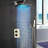 Sagua Wall Mount LED Shower Set with Sleek Modern Design and Color Changing LED Features-473221897-473221896