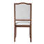 5 pièces en bois extensible avec rallonge amovible et 4 chaises rembourrées-1356750367