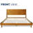 Juliahna Solid Wood Bed Frame with Artistic Patterned Headboard-89656993-89656995