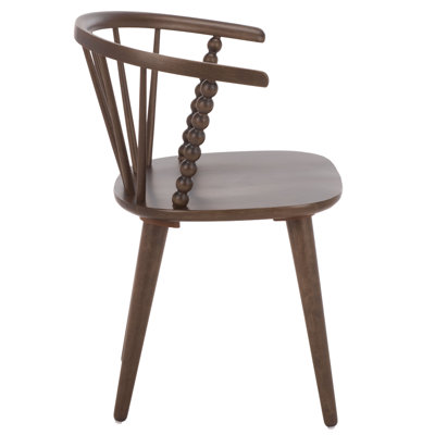 Paras Curved Back Wood Dining Chair