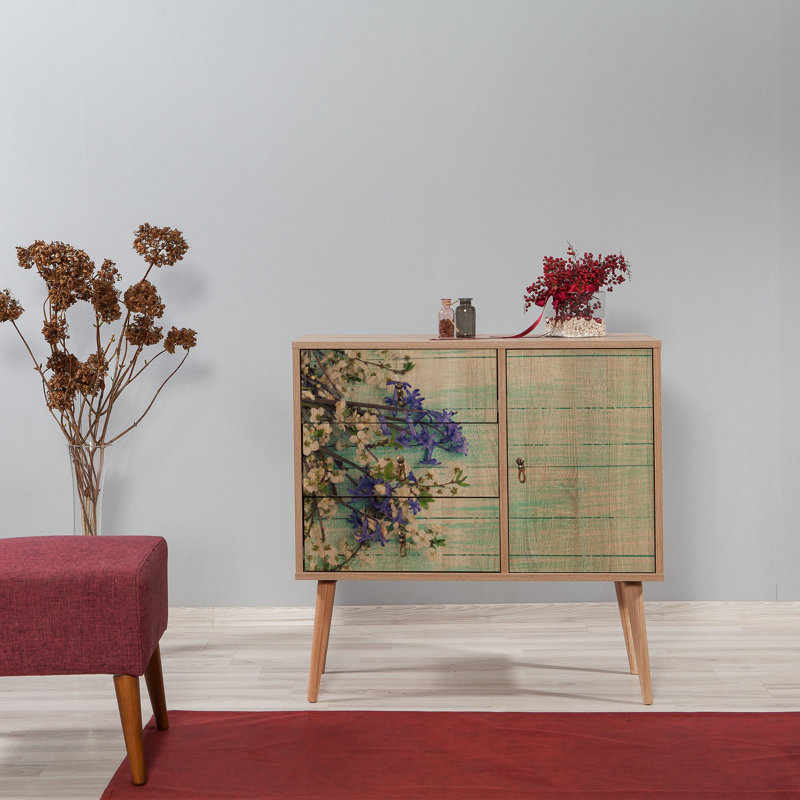 Commode combinée 4 tiroirs Borum