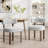 Upholstered Solid Wood Dining Chair Side Chair-628976548