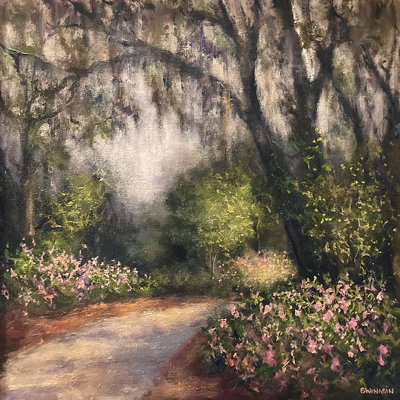 The Garden Path by David Swanagin - Wrapped Canvas Print