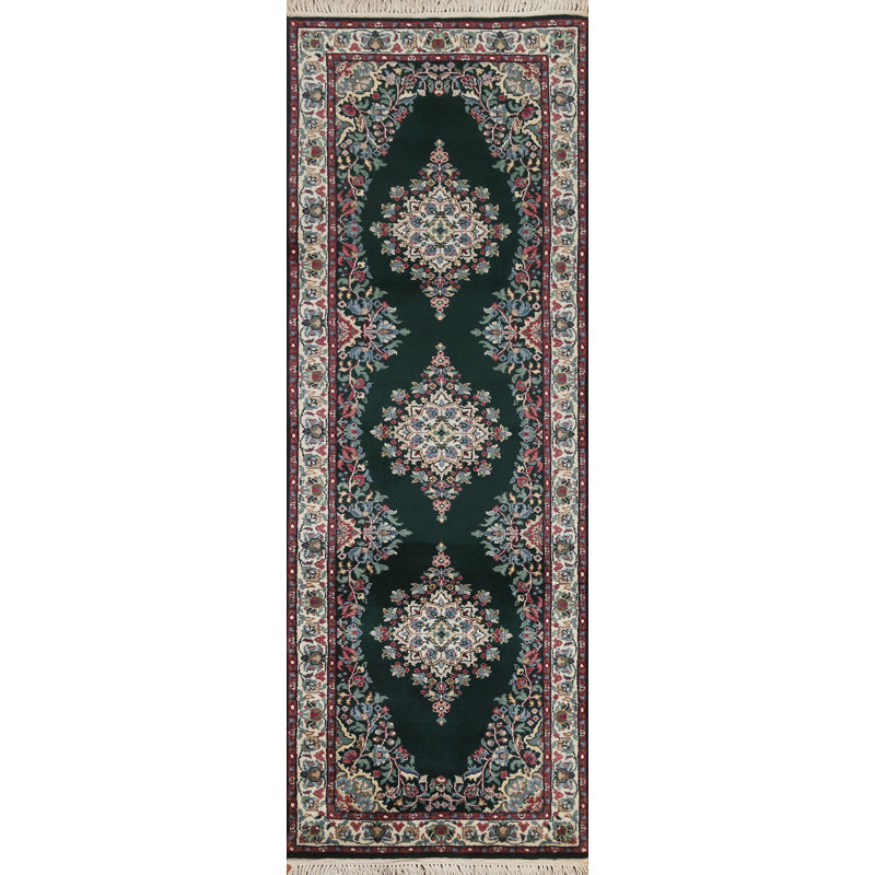 Tapis vert Kashan