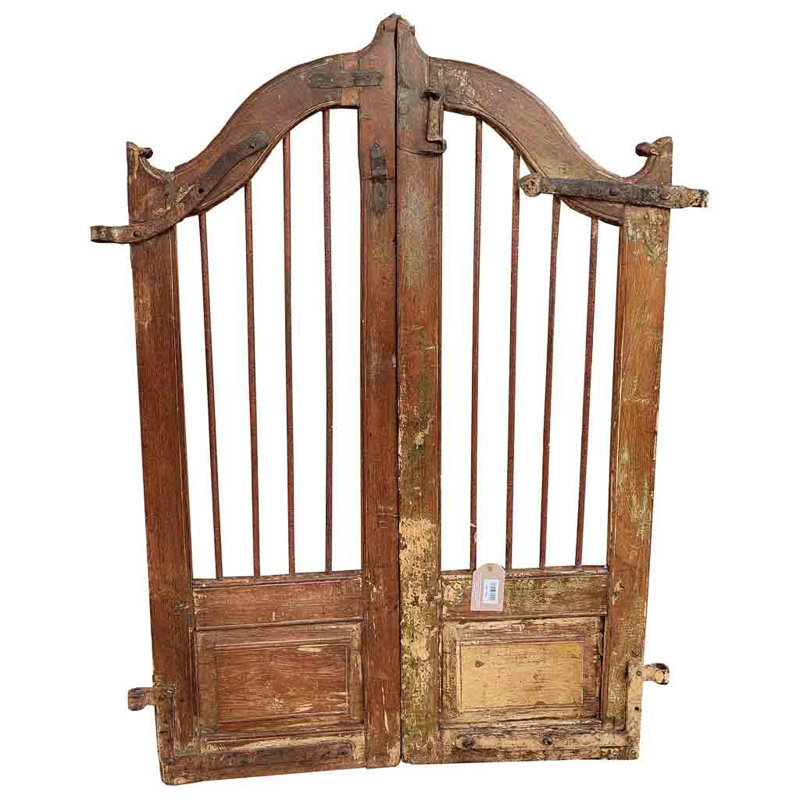Brown Door with Handmade Finish Café Door