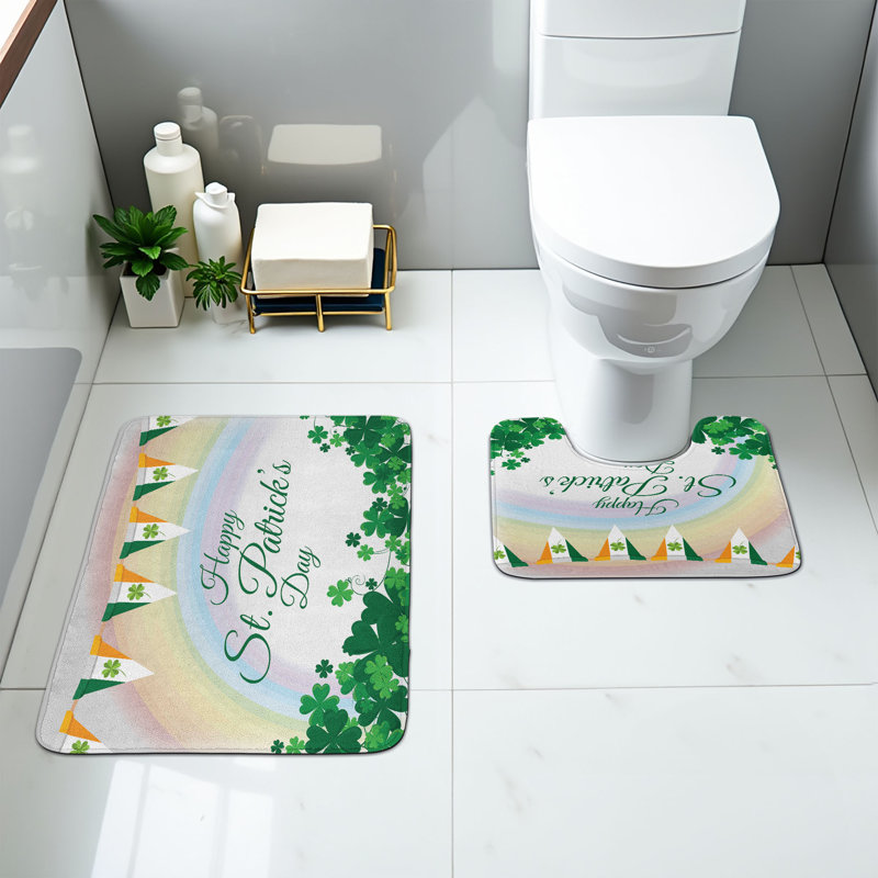  Multicolore tapis de salle de bain St. Patrick's Day