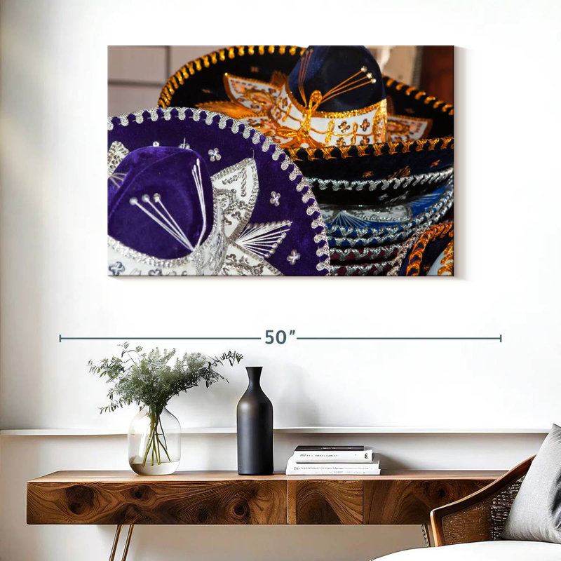Kavia Mexican Hats, 26" H x 39" W