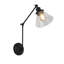 Lampe avec bras pivotant Vannatta avec interrupteur marche / arrêt en or satiné-1451475567