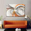 Papillon abstrait dynamique et Bouddha sur toile-92494900